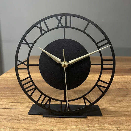 Tabletop Metal Office Clock